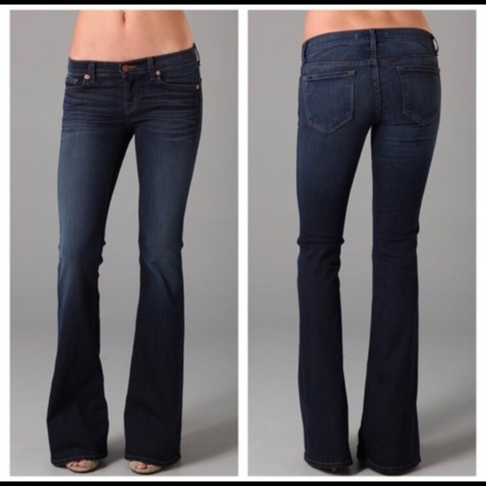 J Brand Babe Flare Jeans in Starless Sz 27